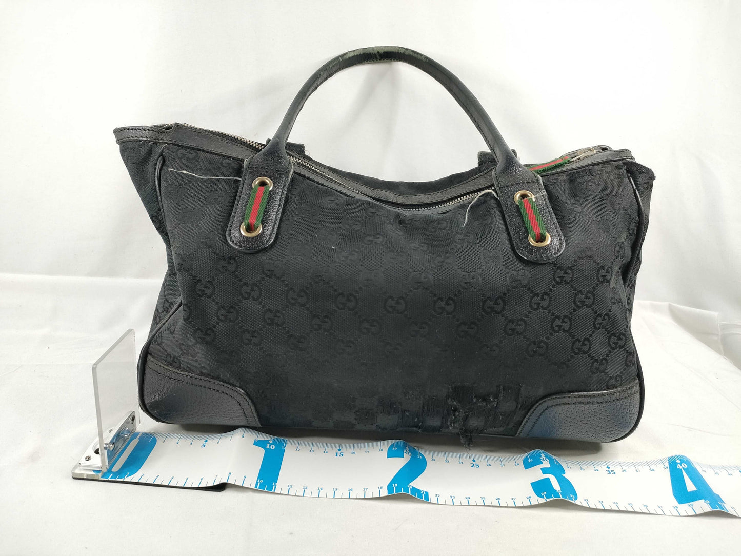 GUCCI GG Canvas Tote Bag Sherry Line