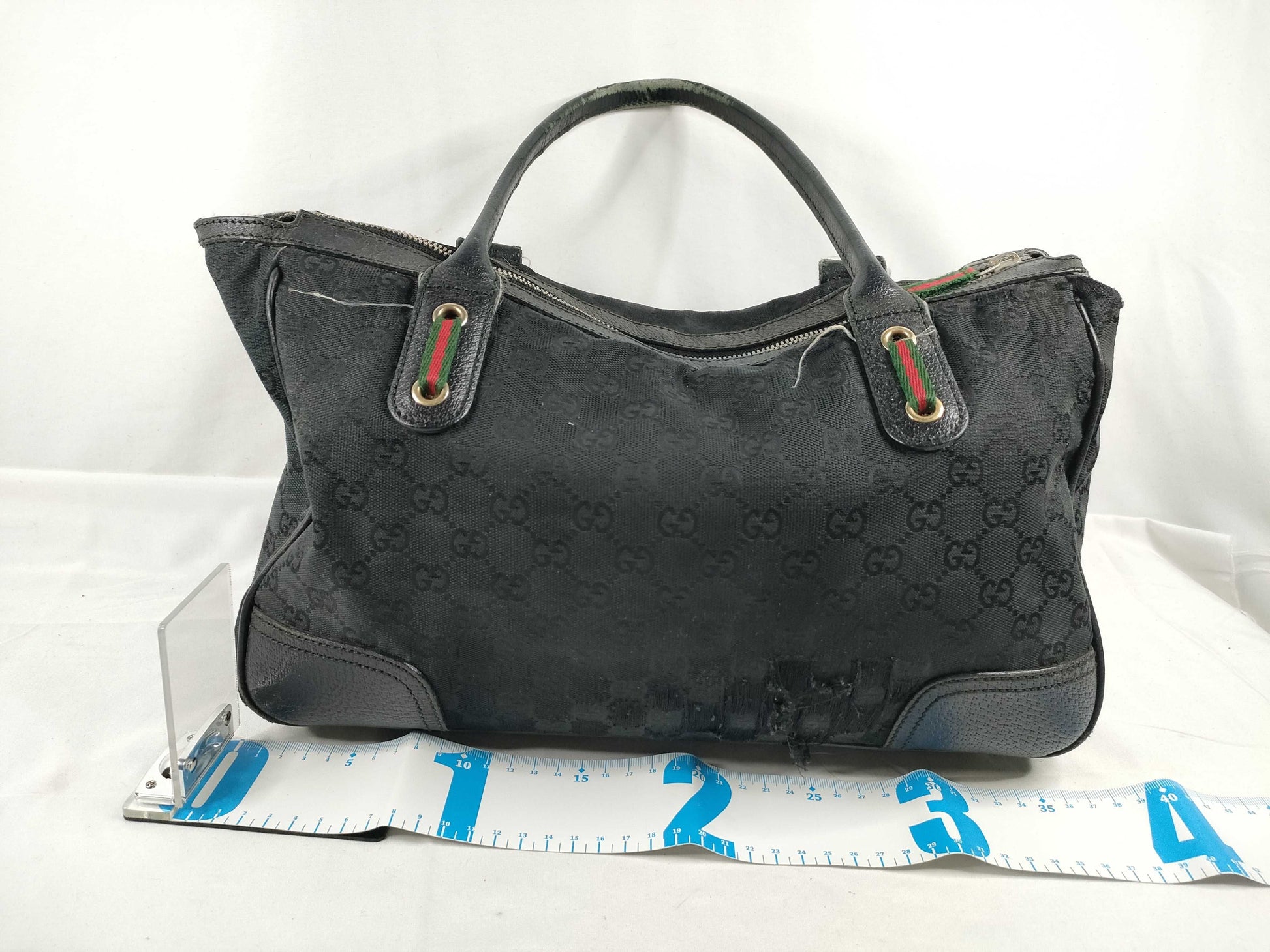 GUCCI GG Canvas Tote Bag Sherry Line