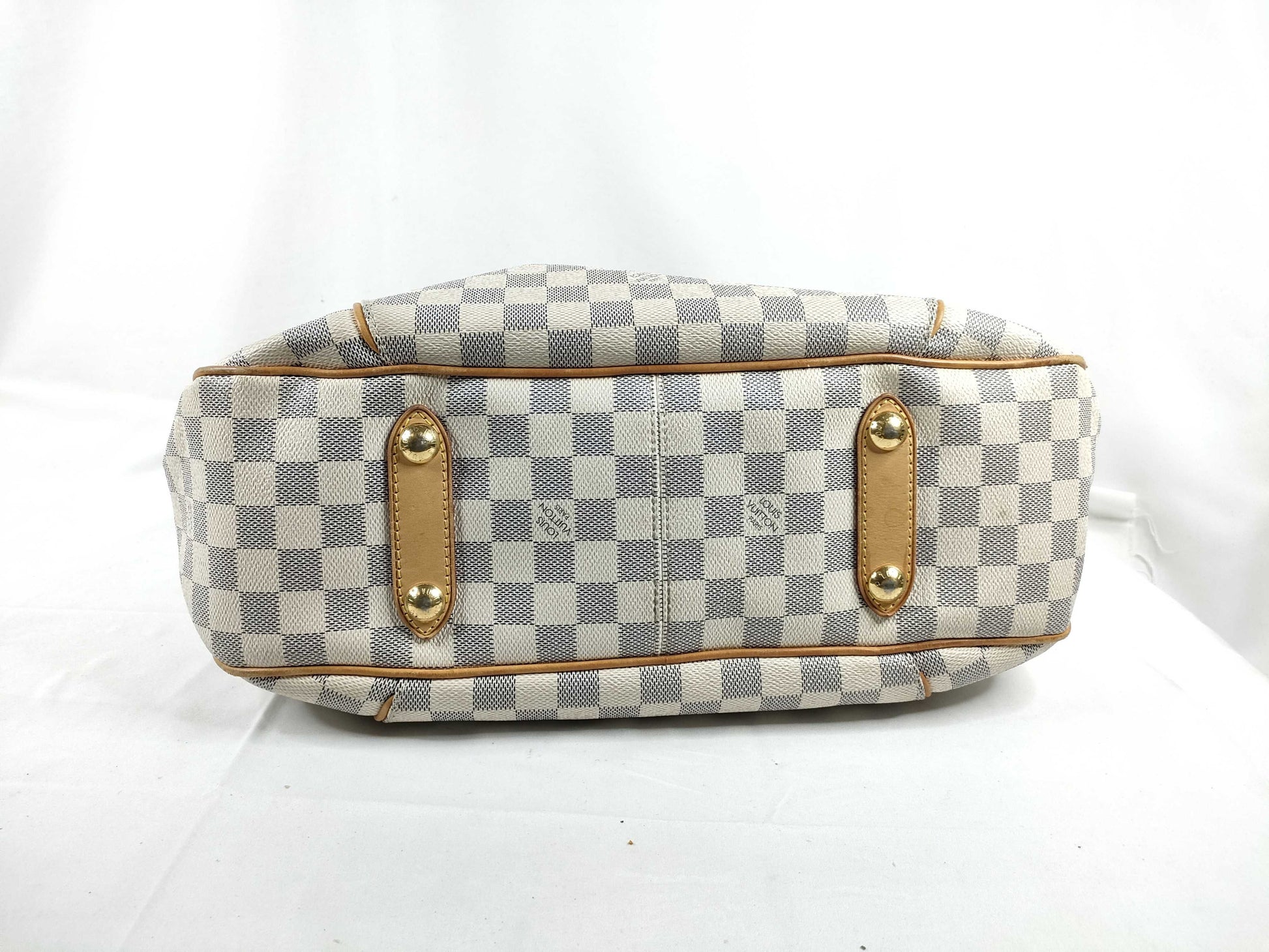 LOUIS VUITTON Damier Azur Louis Vuitton Galliera Damier Azur Shoulder Bag