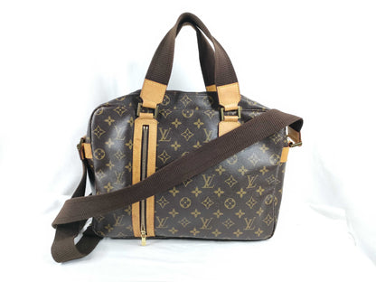 LOUIS VUITTON Monogram Sac Bosphore Monogram Handbag, PVC Leather, Brown, M40043 Shoulder Bag