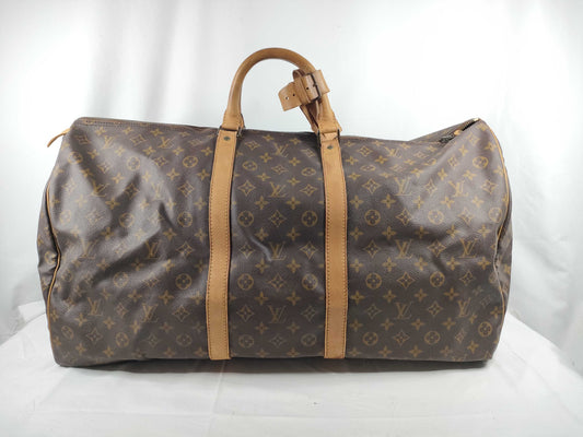 LOUIS VUITTON Monogram Keepall 60 Boston Bag