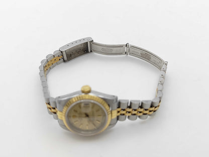 ROLEX 69173 L487654 Champagne Dial Jubilee Bracelet Women's Watch