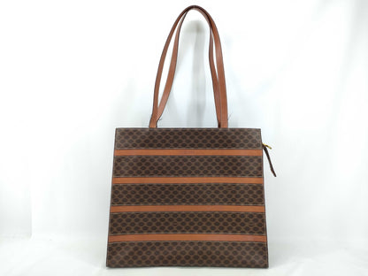 CELINE Macadam MC96 Tote Bag in Brown PVC