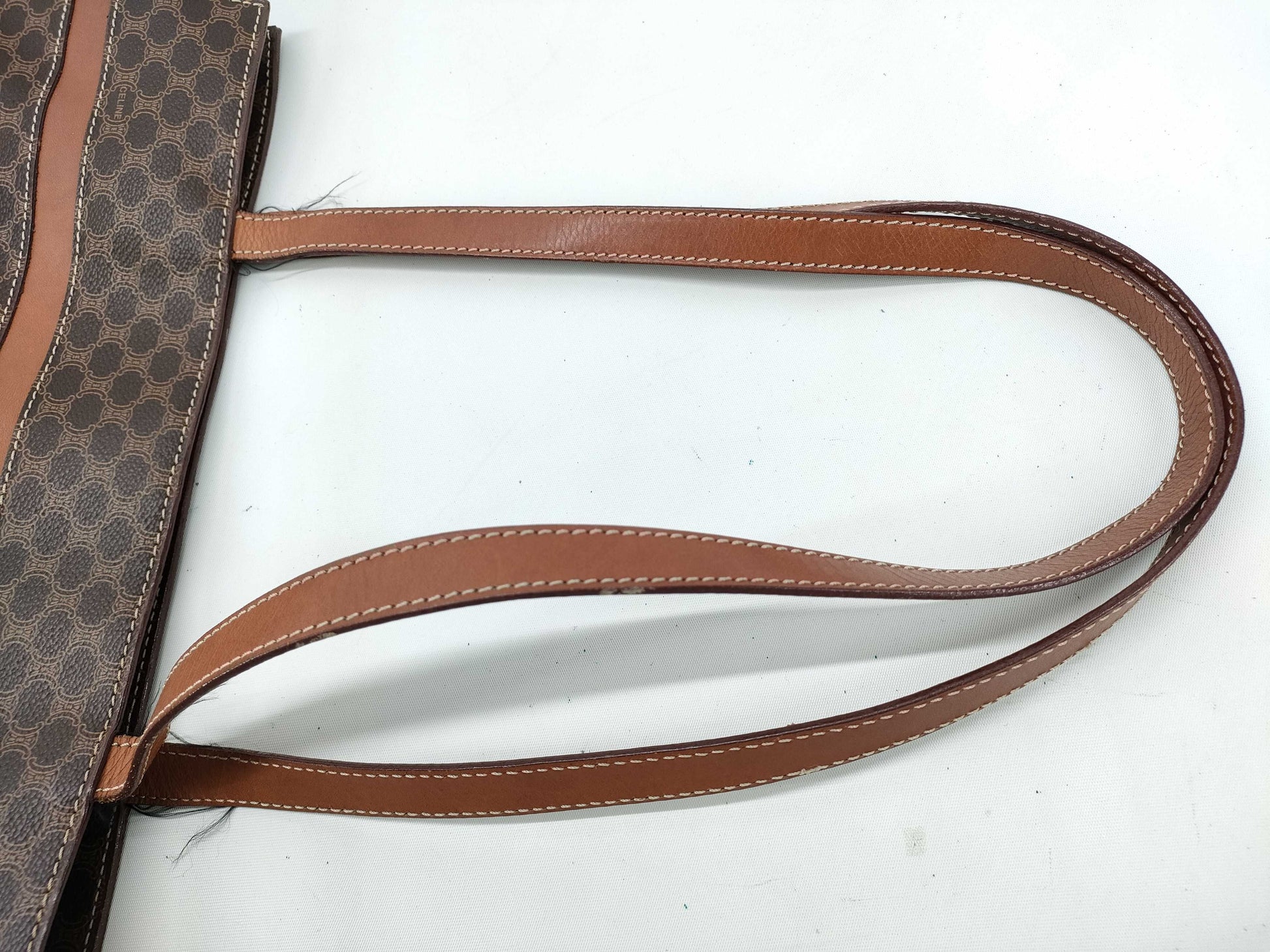 CELINE Macadam MC96 Tote Bag in Brown PVC