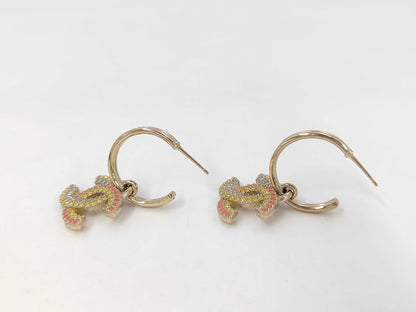 CHANEL A23C GP earrings