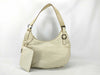 GUCCI GUCCI Leather Shoulder Bag White Shoulder Bag