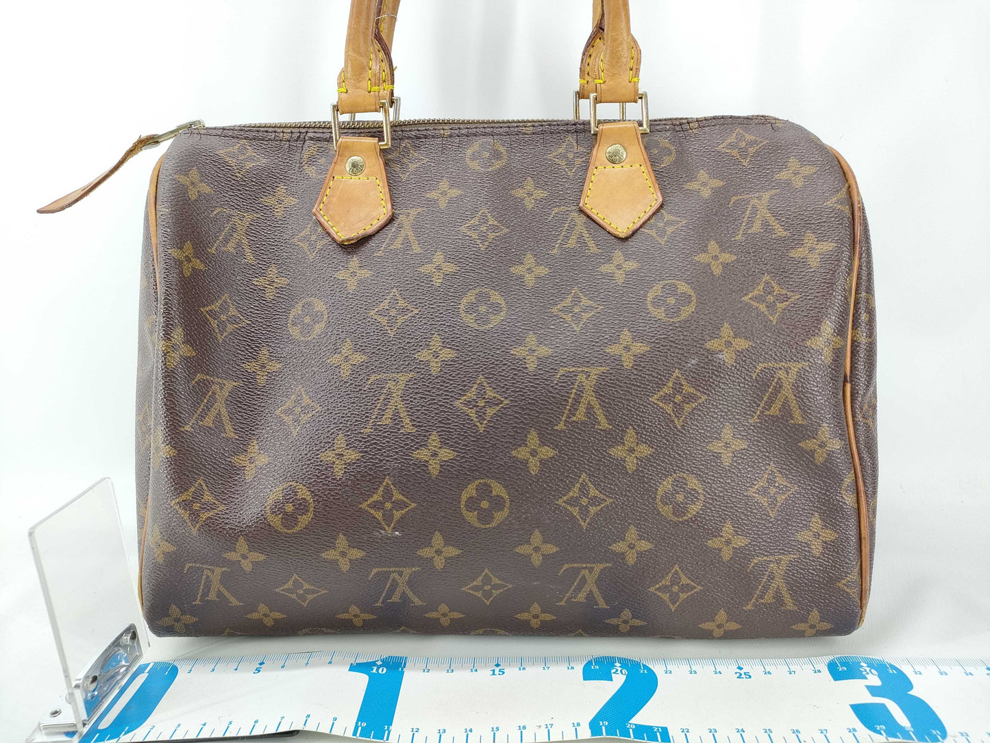 LOUIS VUITTON Monogram Speedy 30 TV21 Boston Bag