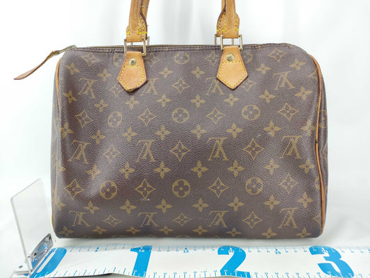 LOUIS VUITTON Monogram Speedy 30 TV21 Boston Bag