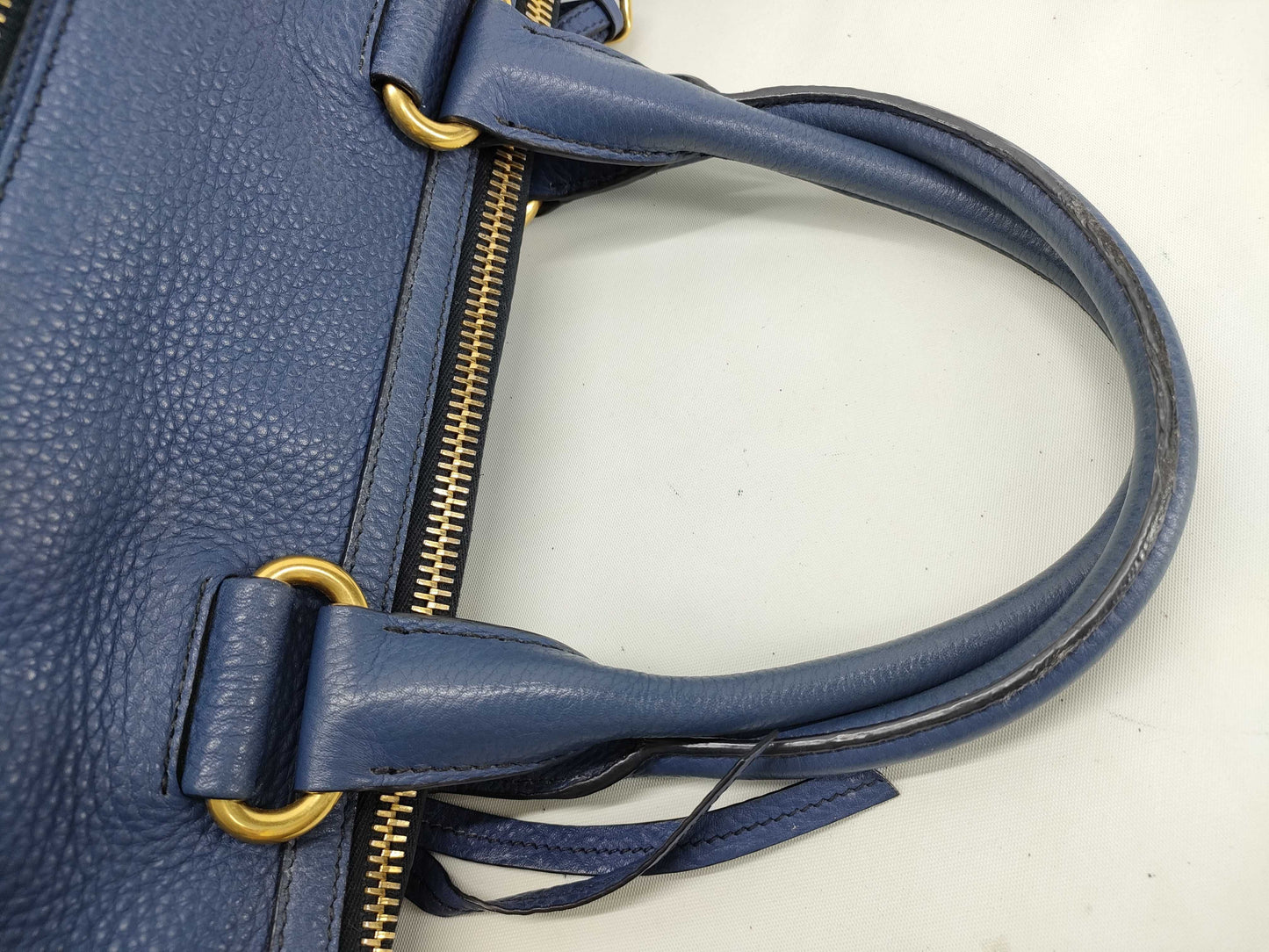 PRADA PRADA BL0805 Handbag Blue Handbag