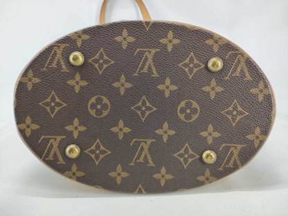 LOUIS VUITTON Monogram Bucket PM M42238 Tote Bag
