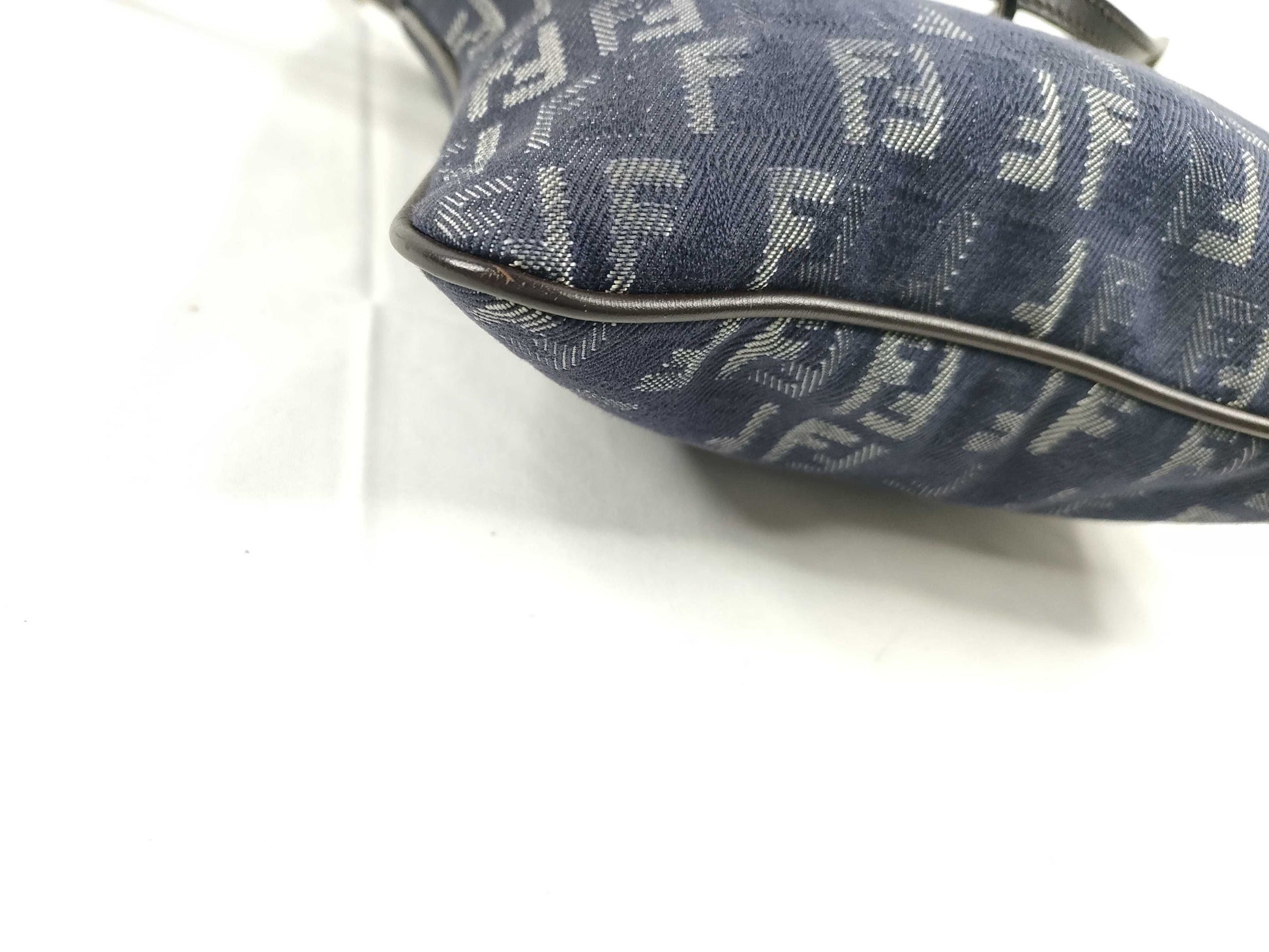 FENDI FENDI denim shoulder bag shoulder bag