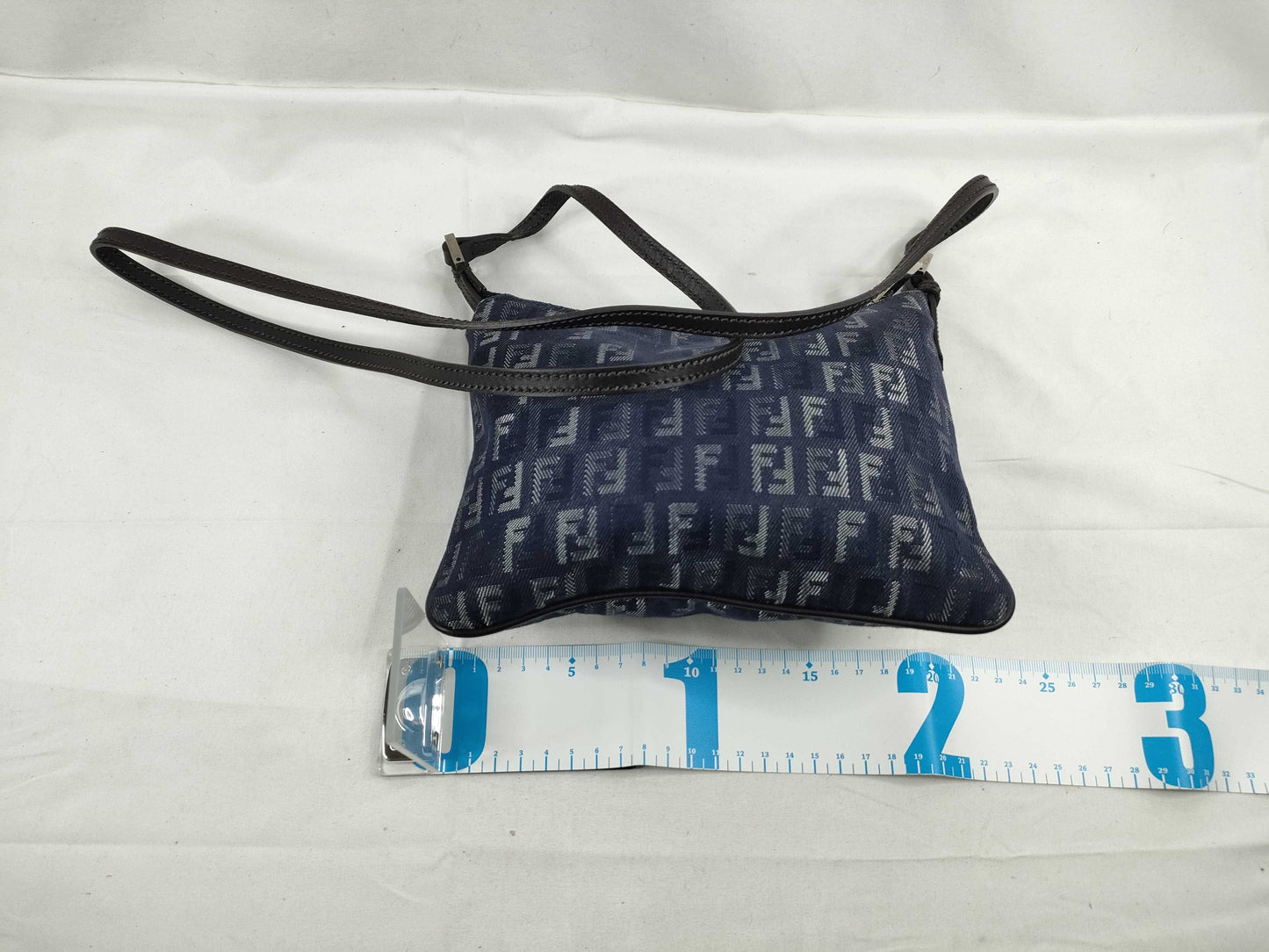 FENDI FENDI denim shoulder bag shoulder bag