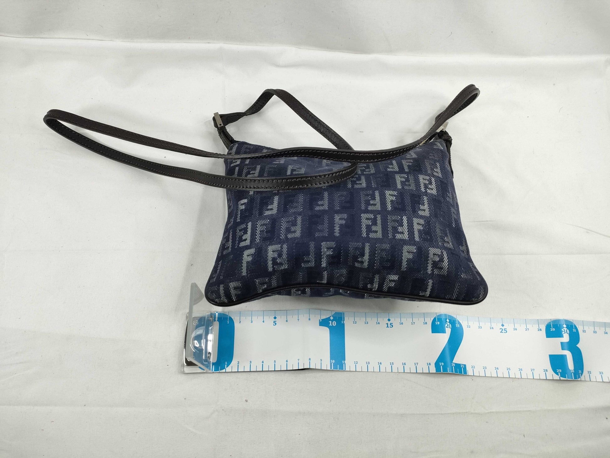 FENDI FENDI denim shoulder bag shoulder bag