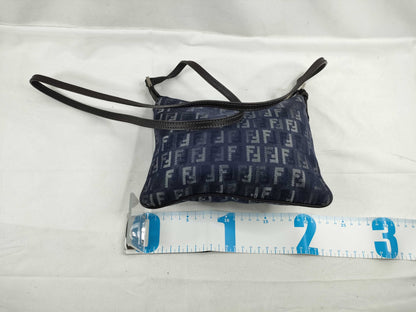 FENDI FENDI denim shoulder bag shoulder bag