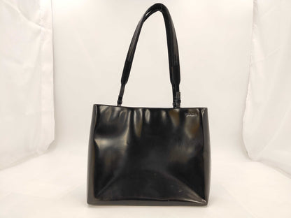 PRADA PRADA Patten Leather Tote Bag in Black 
