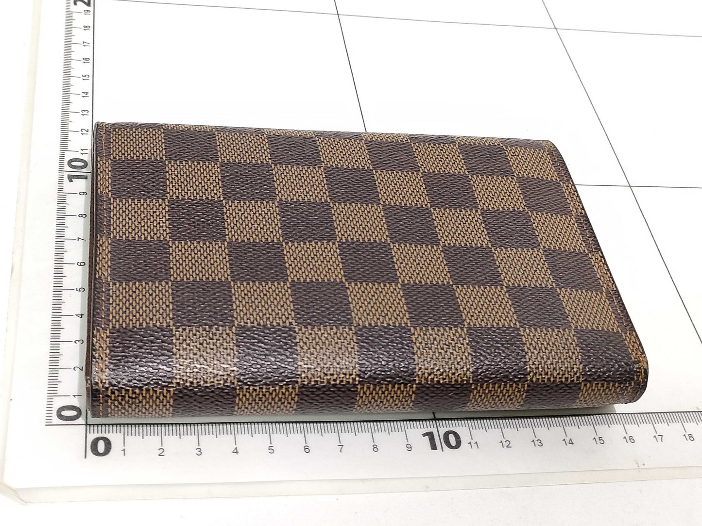 LOUIS VUITTON Damier LOUIS VUITTON LV Damier Porte Tresor Etui Papier N61202 Wallet