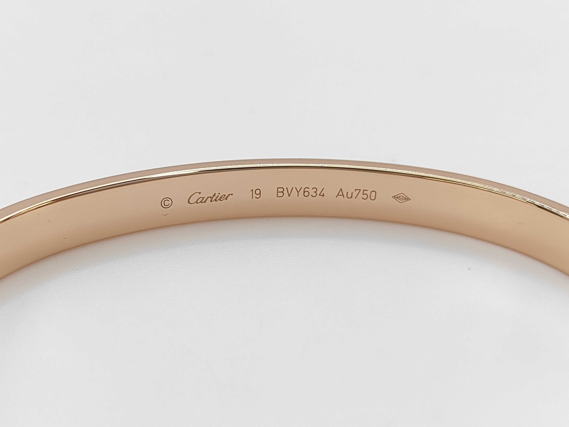 Cartier Love Bracelet Classic Model #19 PG Au750 34.5g Bracelet/Bangle 