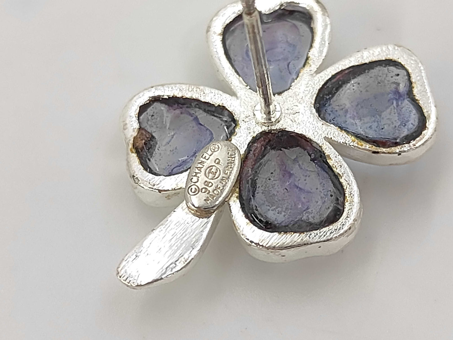 CHANEL CHANEL Gripoa Stone Earrings