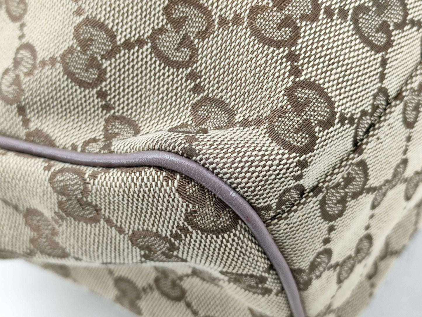 GUCCI GG Canvas Sukey Handbag GG Canvas Leather 211944 Handbag