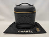 LOUIS VUITTON CHANEL Caviar Skin Black Vanity Bag