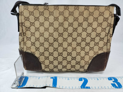 GUCCI GG Canvas Shoulder Bag GUCCI Gucci GG Canvas Shoulder Bag
