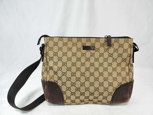 GUCCI GG Canvas Shoulder Bag GUCCI Gucci GG Canvas Shoulder Bag