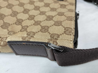 GUCCI GG Canvas Shoulder Bag GUCCI Gucci GG Canvas Shoulder Bag