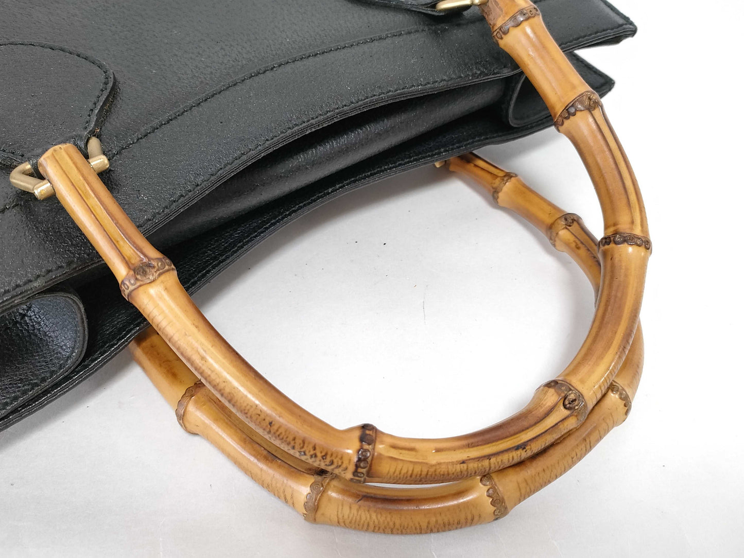 GUCCI Bamboo Tote Bag Handbag