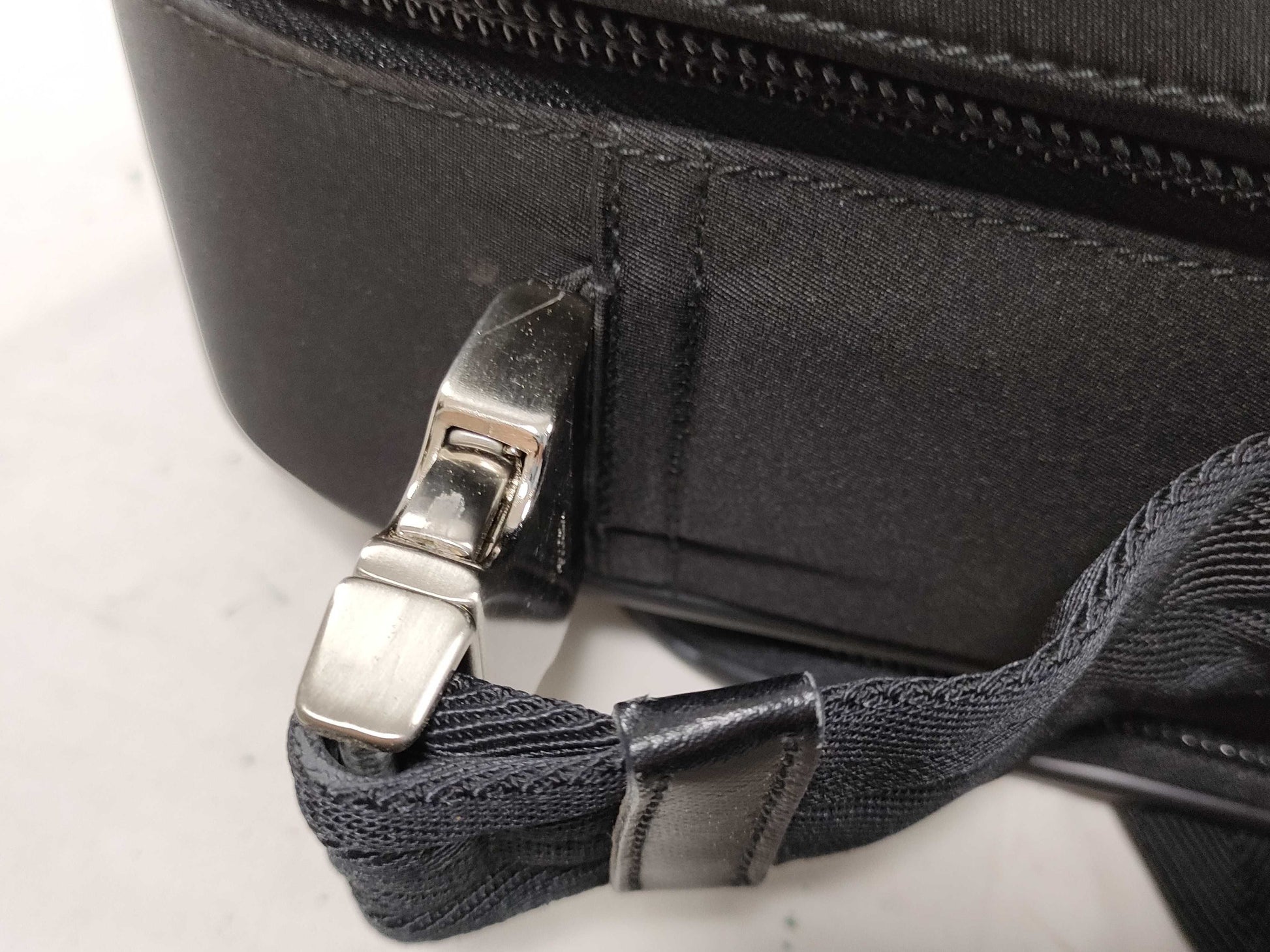 PRADA Nylon PRADA Prada 2-way Business Bag Shoulder Bag Handbag Briefcase Document Bag Triangle Logo Tessuto Nylon Black Business Bag