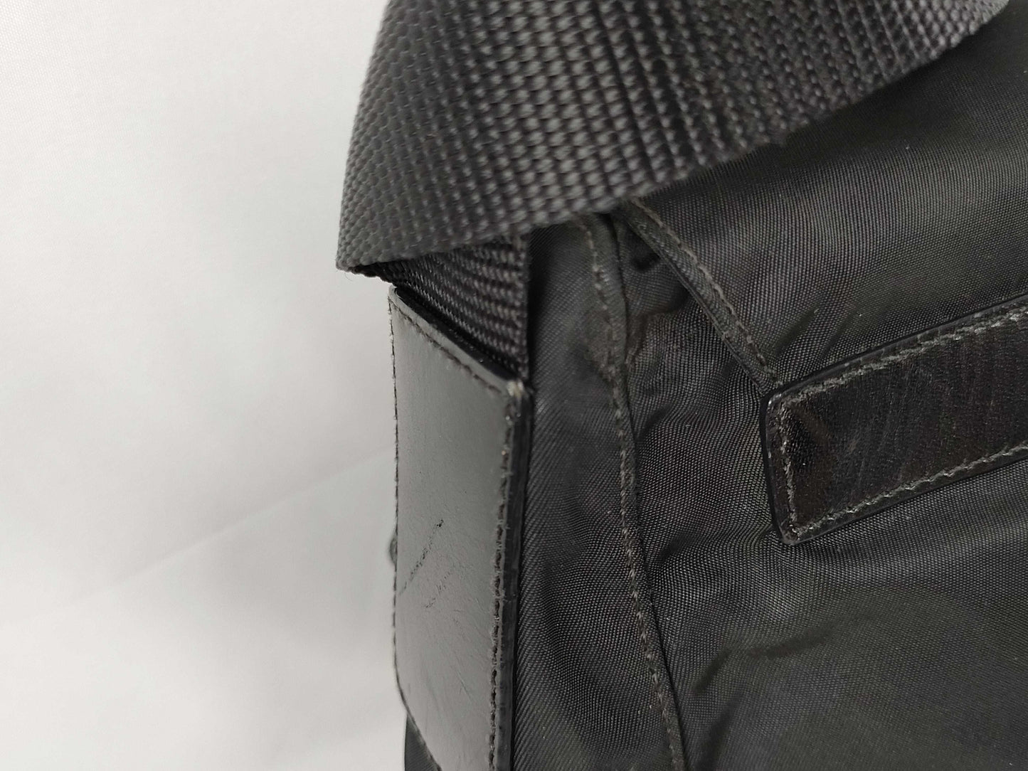 PRADA PRADA Prada Shoulder Bag with Triangle Logo, Black