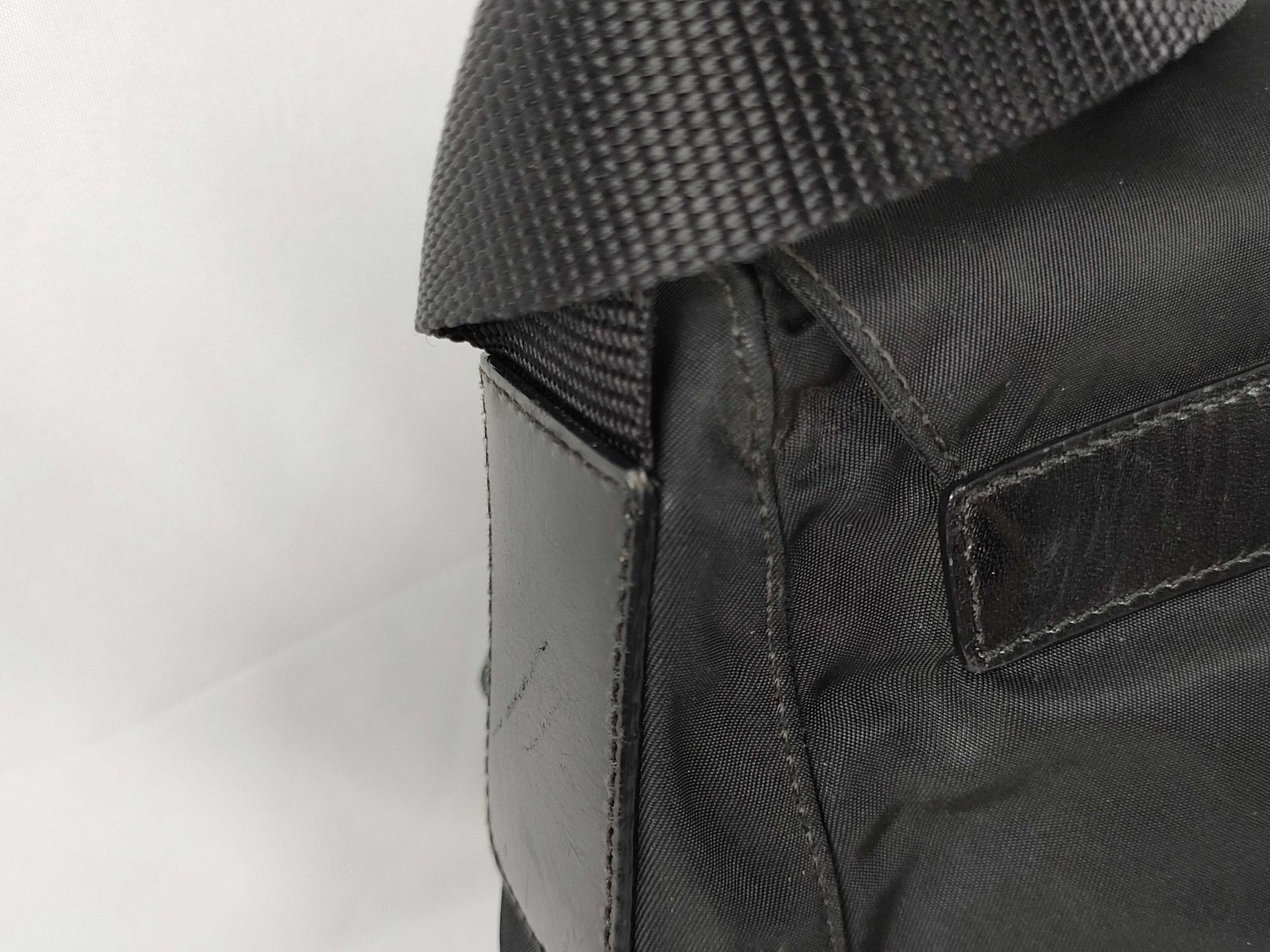 PRADA PRADA Prada Shoulder Bag with Triangle Logo, Black