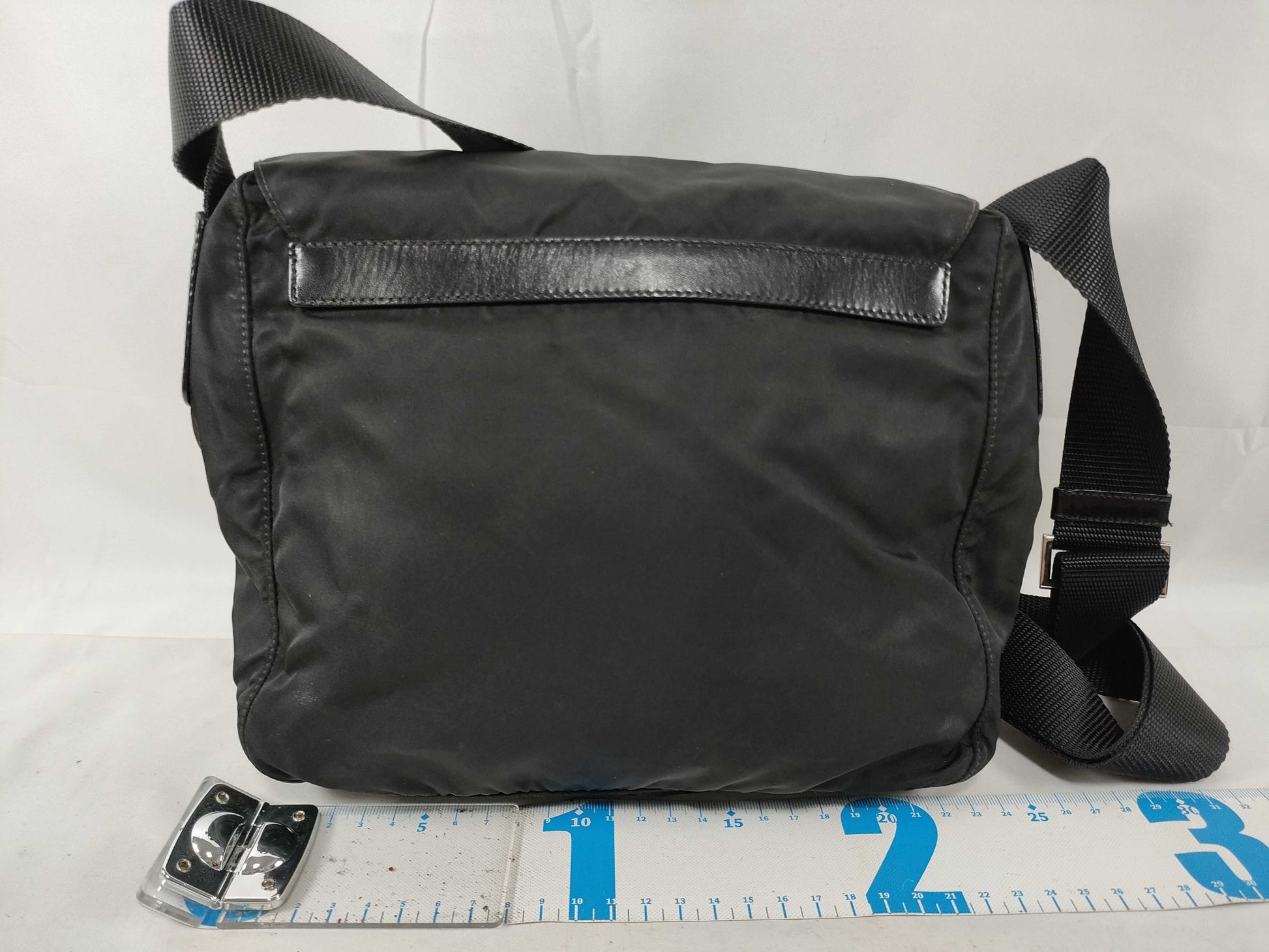 PRADA PRADA Prada Shoulder Bag with Triangle Logo, Black