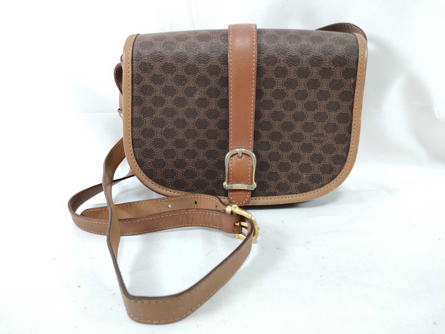 CELINE Macadam Shoulder Bag