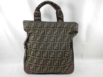 FENDI Zucca pattern FENDI Zucca pattern handbag, foldable tote handbag