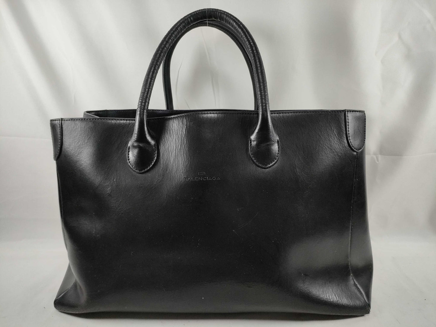BALENCIAGA BALENCIAGA Handbag Tote Bag Leather Black Tote Bag