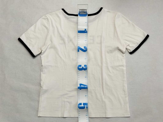 CELINE Current T-shirt Triomphe Logo Two-tone Classic T-shirt