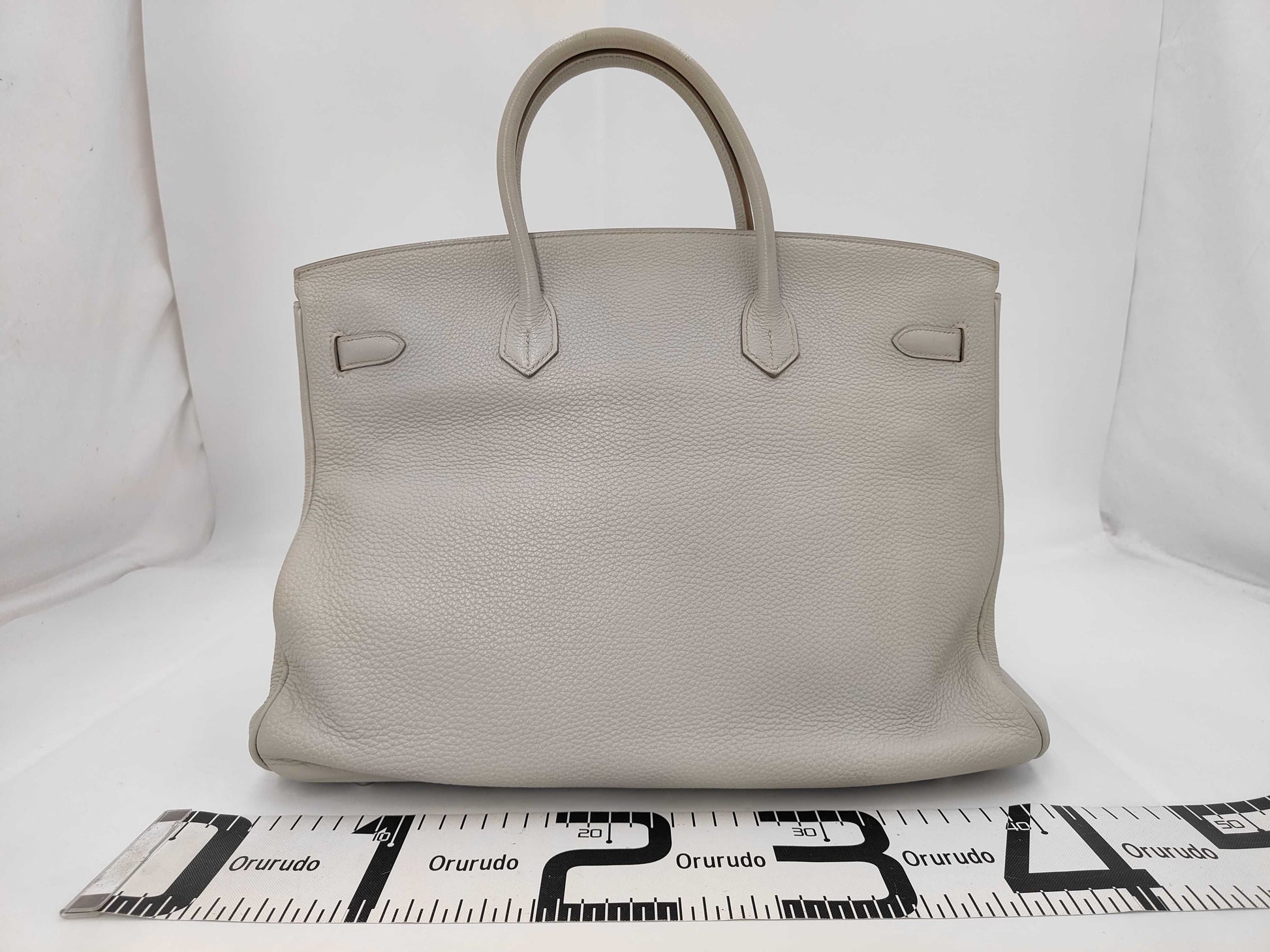 HERMES Birkin 40 Togo Pearl Gray with Silver Hardware, Handbag