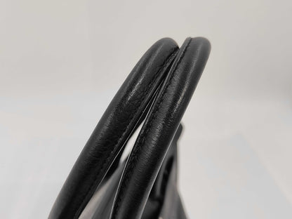 HERMES Birkin 35 Taurillon Black with Silver Hardware Handbag