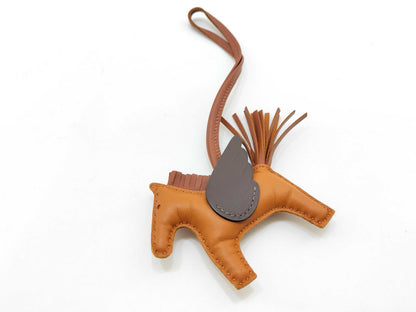 HERMES Rodeo Pegasus PM Mocha x Pain de Pice x Sienne Double Stamp Charm