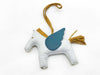 HERMES Rodeo Pegasus MM Blue Brume x Sesame x Vert Bosphore Z Stamp Charm
