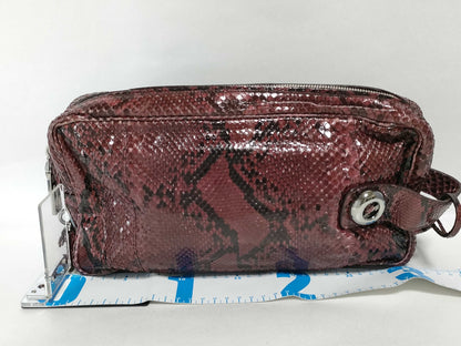 PRADA Prada Python Triangle Logo Bag Handbag