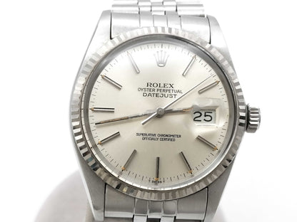 ROLEX 16014 8549357 Silver Dial Jubilee Bracelet Men's Watch
