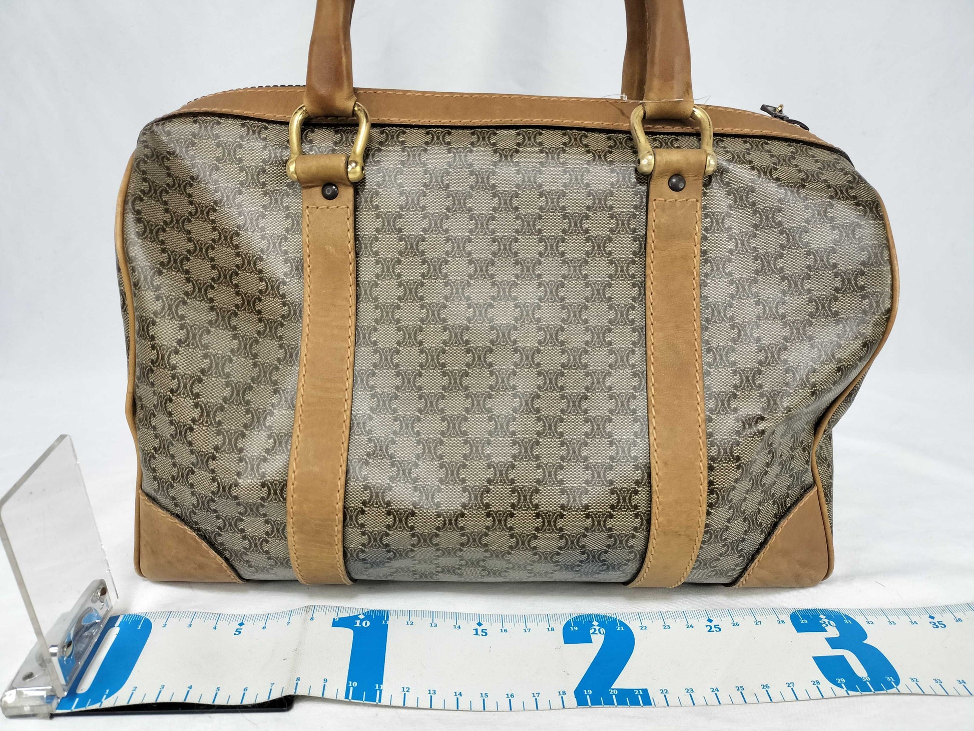 CELINE Macadam Bag Handbag Boston Handbag