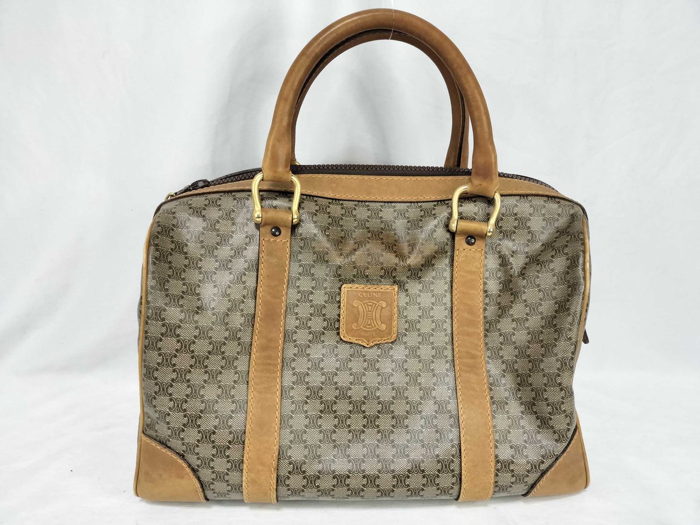 CELINE Macadam Bag Handbag Boston Handbag