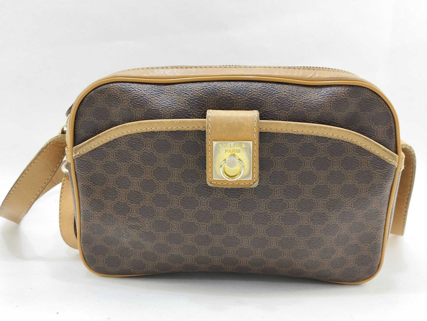 CELINE Macadam Shoulder Bag