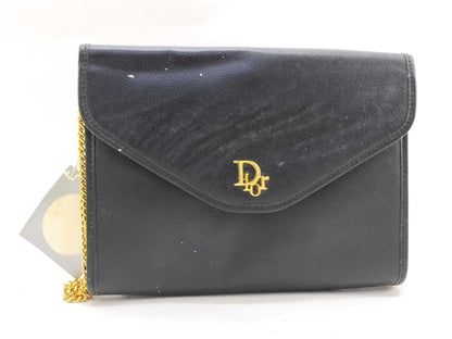 Dior Christian Dior/Chain Shoulder Bag/Vintage/Leather Shoulder Bag