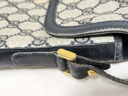 GUCCI GG Supreme Old Horsebit Shoulder Bag