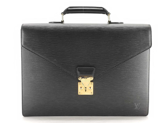 LOUIS VUITTON Epi M54462 Porte-Document Bandouliere Business Bag