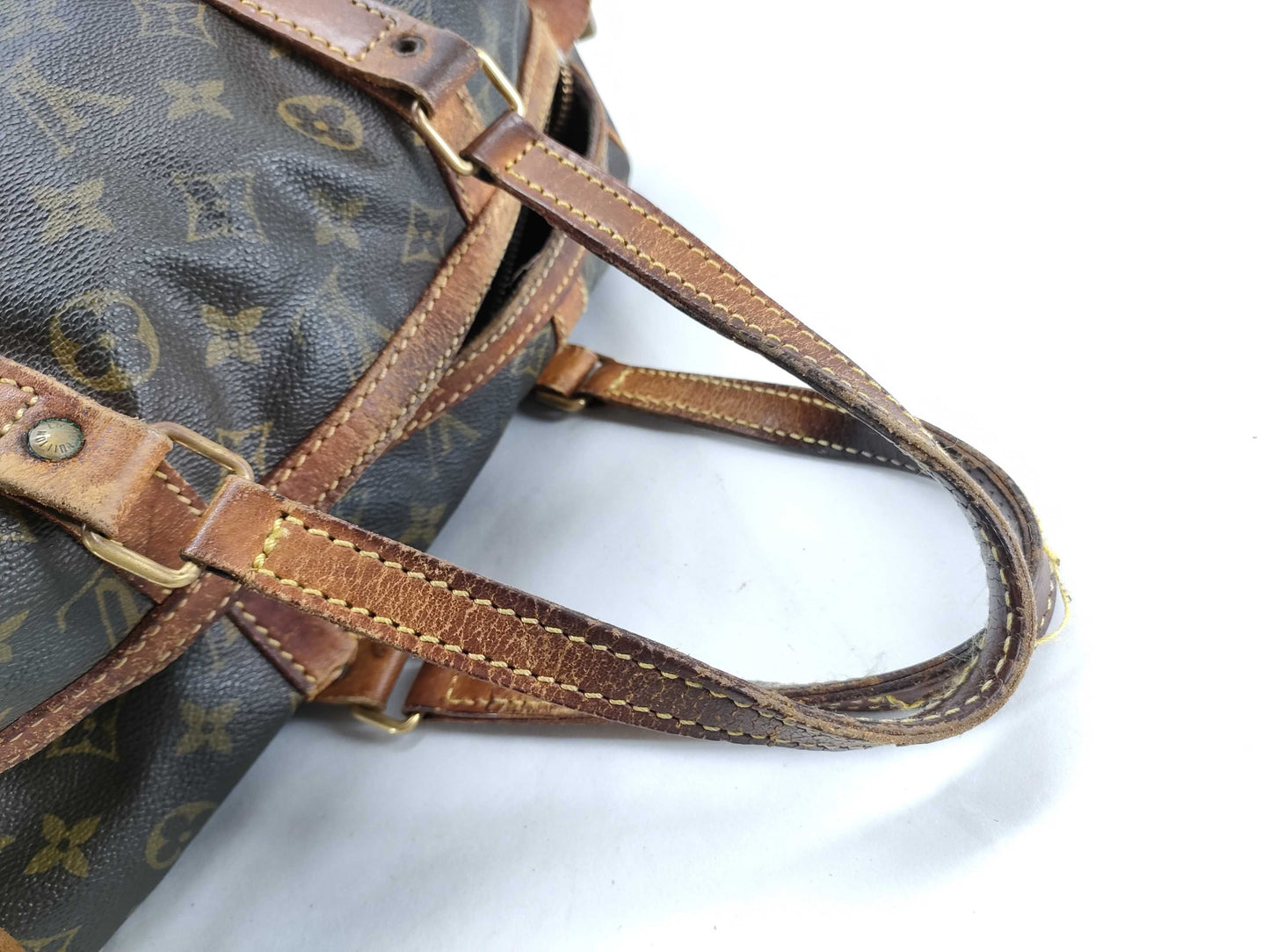 LOUIS VUITTON Monogram M41626 Sax Souple 35 Boston Bag