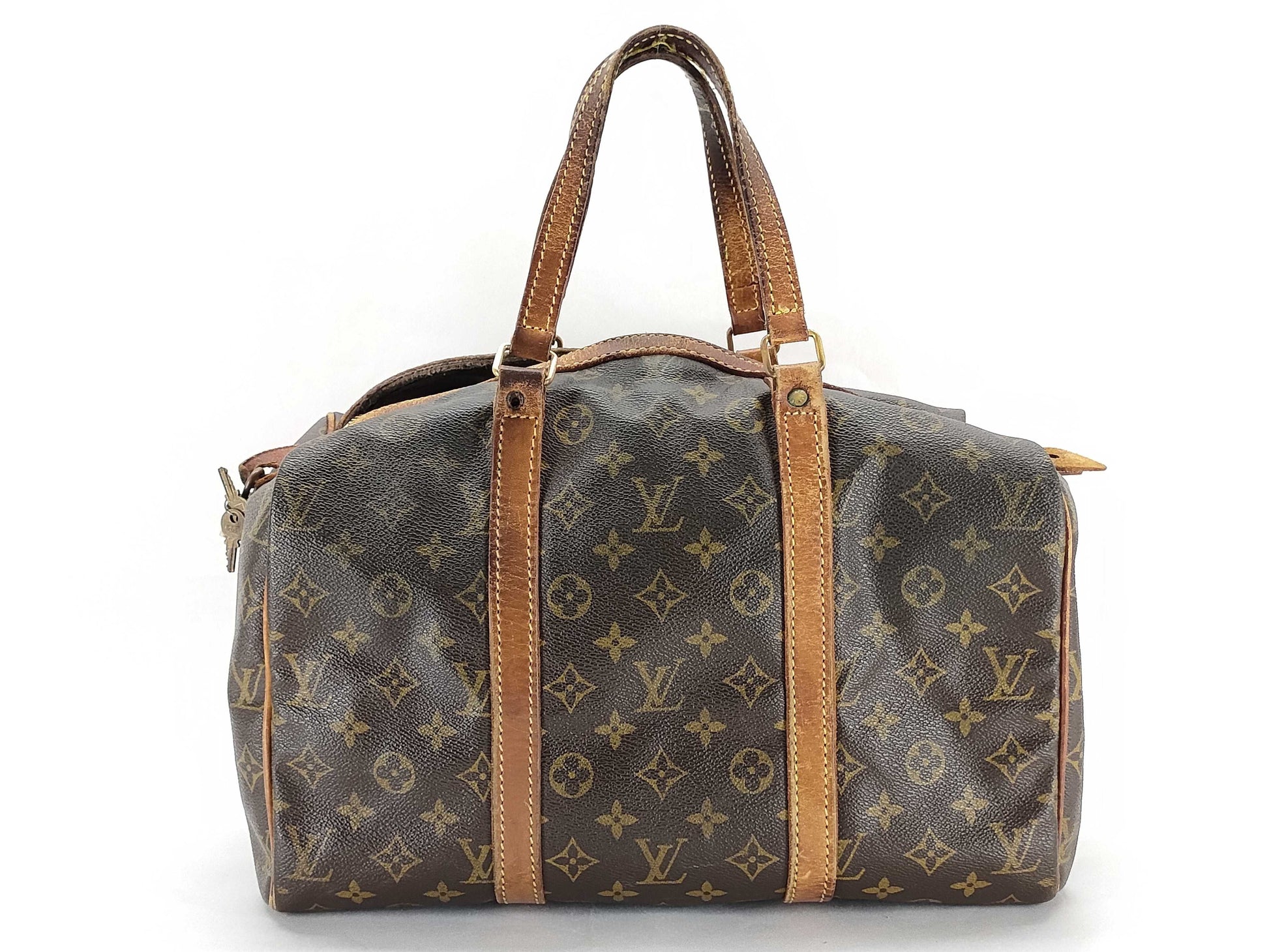 LOUIS VUITTON Monogram M41626 Sax Souple 35 Boston Bag